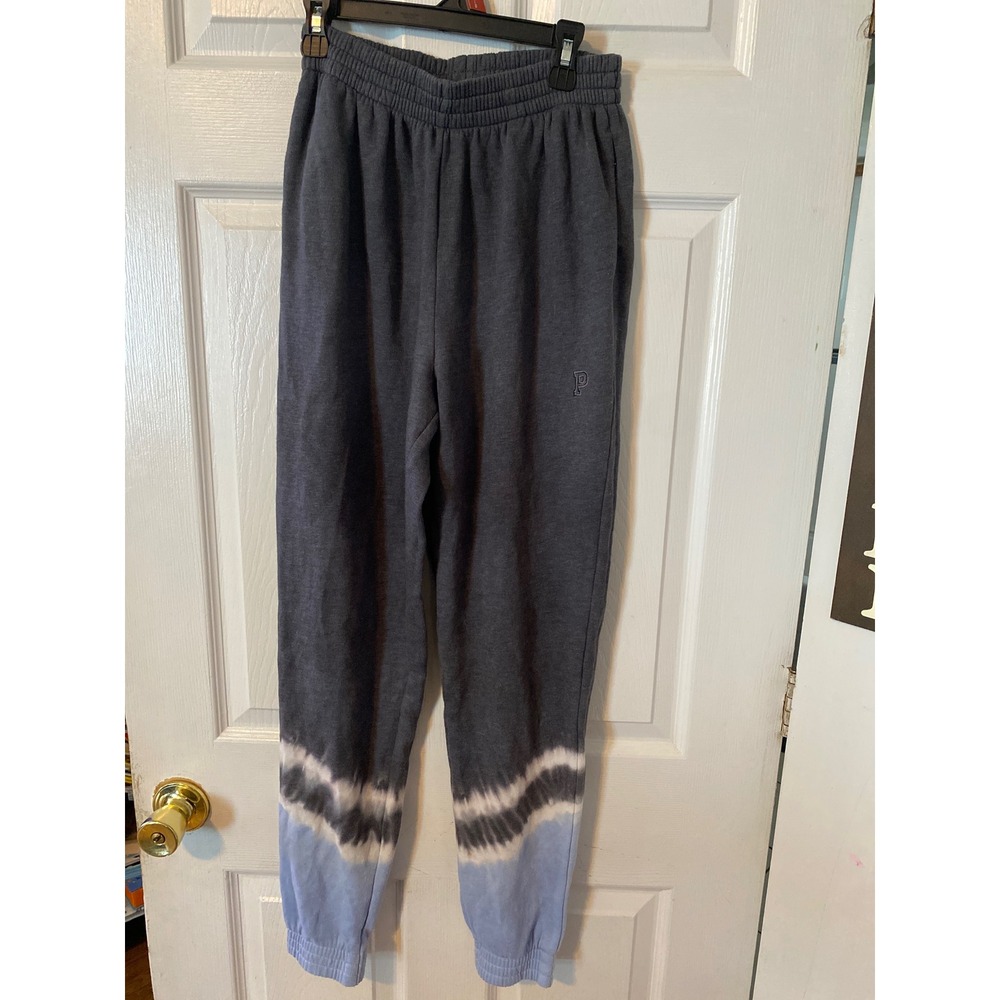 Victoria's Secret PINK Joggers Grey Blue Tieβ Dye Dip Dye Sweatpants XS